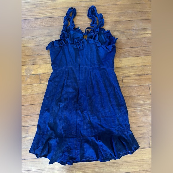 Selfie Leslie Navy Mini Dress - Picture 3 of 6